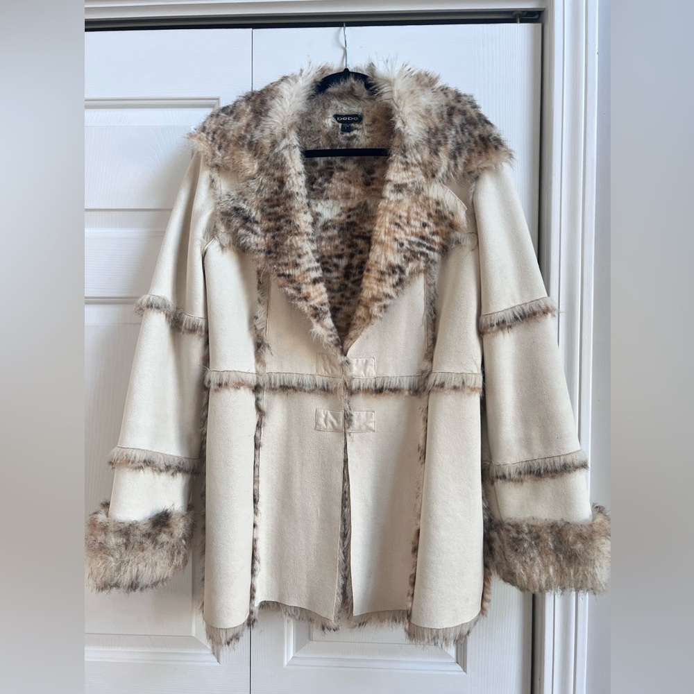 Bebe Suede Coat